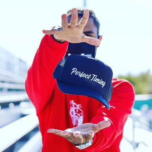 Perfect Timing Trucker Hat Black